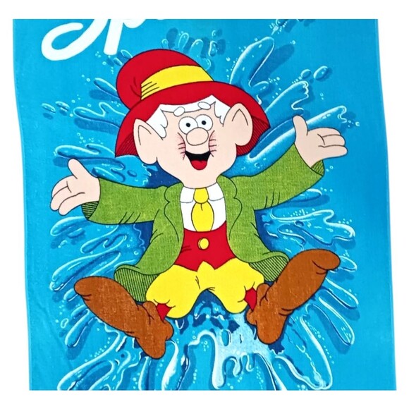 VTG 1987 Keebler Snacks Elf Advertising Beach Towel Make A Splash Promo Hilasal - Picture 3 of 6